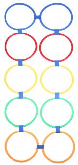Set cercuri antrenament - Diametrul 37 cm