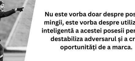 Obiectivul nu este să miști mingea….