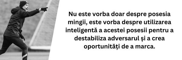 Obiectivul nu este să miști mingea….