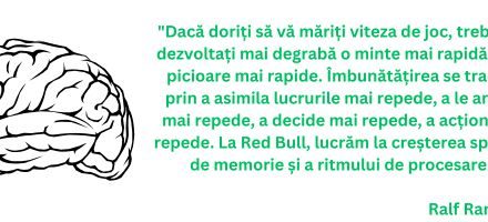 Viteza de joc. Picioare mai rapide sau mai minte mai rapidă ?