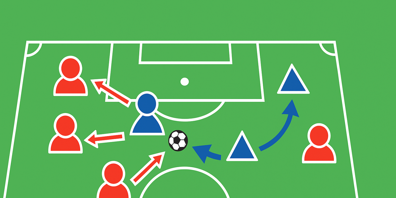Cum atacă echipele mari în superioritate numerică?
