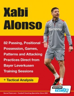 Xabi Alonso - 82 Exerciții pase, posesie pozițională, jocuri, modele și practici de atac